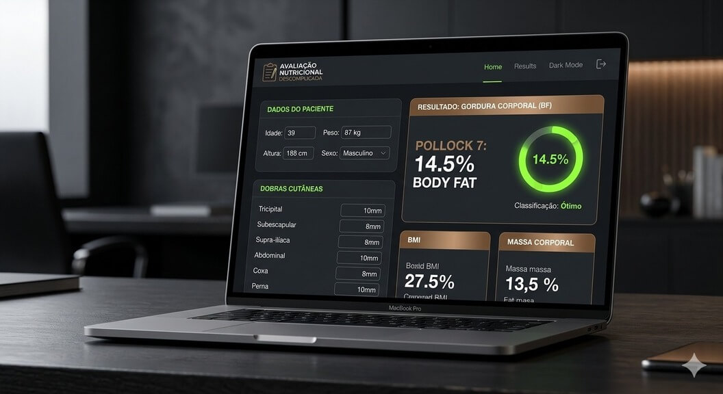 Planilha de Fórmulas e Dobras em mockup de calculadora